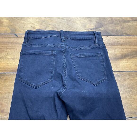 Stetson Western Jeans Womens High Rise Flare Dark Blue Size 4 Pants - Picture 9 of 13